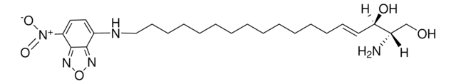 NBD Sphingosine omega(7-nitro-2-1,3-benzoxadiazol-4-yl)(2S,3R,4E)-2-aminooctadec-4-ene-1,3-diol, powder