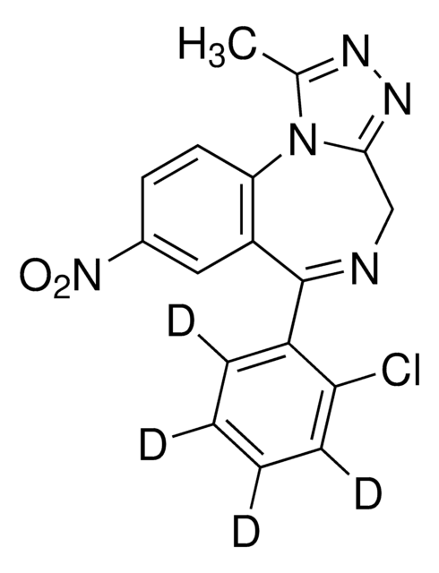 Clonazolam-D4 solution 100&#160;&#956;g/mL in acetonitrile, certified reference material, ampule of 1&#160;mL, Cerilliant&#174;