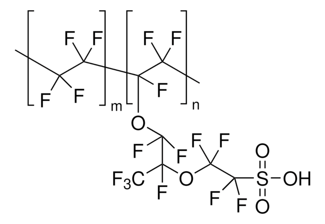 Nafion&#8482; perfluorinated resin solution 5&#160;wt. % in mixture of lower aliphatic alcohols and water, contains 45% water