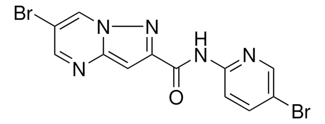 6-BROMO-PYRAZOLO(1,5-A)PYRIMIDINE-2-CARBOXYLIC ACID (5-BROMO-PYRIDIN-2-YL)-AMIDE AldrichCPR