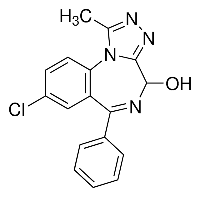 4-Hydroxyalprazolam solution 1&#160;mg/mL in acetonitrile, certified reference material, ampule of 1&#160;mL, Cerilliant&#174;