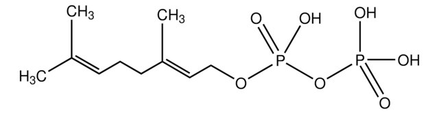 Geranyl pyrophosphate ammonium salt 1&#160;mg/mL in methanol (:aqueous 10 mM NH4OH (7:3)), &#8805;95% (TLC)