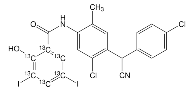 Closantel-(benzoyl ring-13C6) VETRANAL&#174;, analytical standard