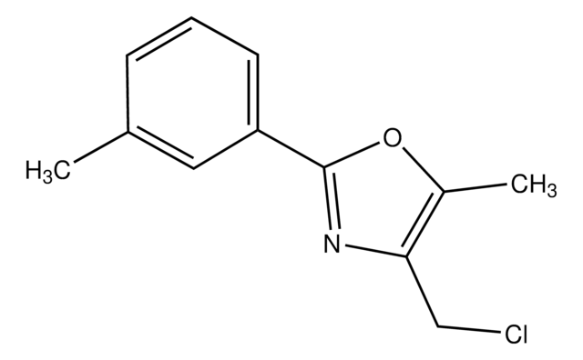 4-(Chloromethyl)-5-methyl-2-(3-methylphenyl)-1,3-oxazole AldrichCPR