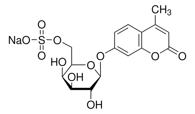 4-Methylumbelliferyl &#946;-D-galactopyranoside-6-sulfate sodium salt &#8805;90% (HPLC)