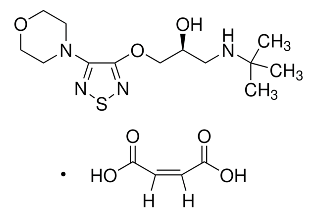 Timolol maleate salt &#8805;98% (TLC), powder