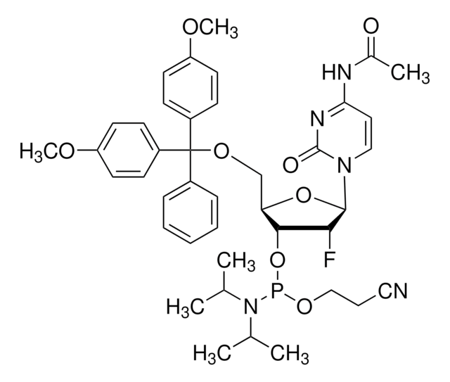 DMT-2&#8242;Fluoro-dC(ac) Phosphoramidite configured for ABI