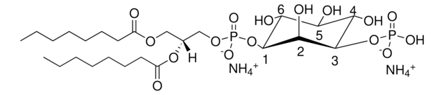 08:0 PI(3)P 1,2-dioctanoyl-sn-glycero-3-(phosphoinositol-3-phosphate) (ammonium salt), powder