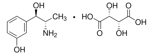 Metaraminol (+)-bitartrate salt