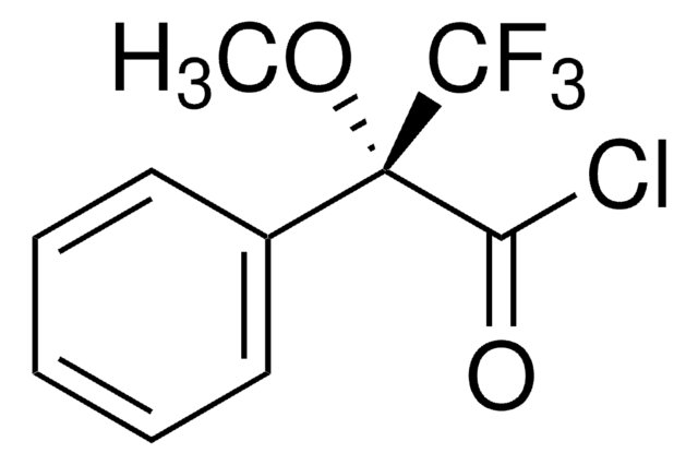 (R)-(&#8722;)-&#945;-メトキシ-&#945;-(トリフルオロメチル)フェニルアセチルクロリド for chiral derivatization, LiChropur&#8482;, &#8805;99.0%