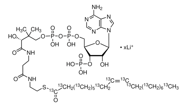 Oleoyl-13C18 coenzyme A lithium salt 99 atom % 13C, 95% (CP)