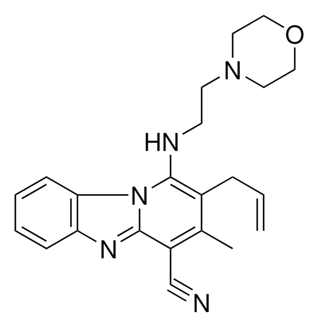 2-ALLYL-3-METHYL-1-{[2-(4-MORPHOLINYL)ETHYL]AMINO}PYRIDO[1,2-A]BENZIMIDAZOLE-4-CARBONITRILE AldrichCPR