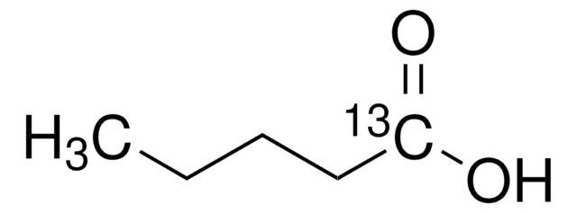 Valeric acid-1-13C 99 atom % 13C, 99% (CP)