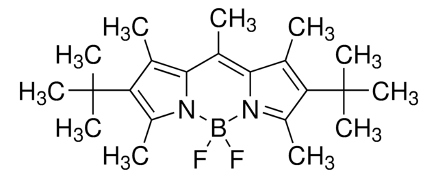 Difluoro(4-(1,1-dimethylethyl)-2-{1-[4-(1,1-dimethylethyl)-3,5-dimethyl-2H-pyrrol-2-ylidene-N]ethyl}-3,5-dimethyl-1H-pyrrol-2-ylidene-N]ethyl}-3,5-dimethyl-1H-pyrrolato-N)boron 98% (HPLC)