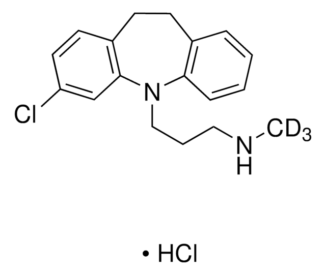 N-Desmethylclomipramine-D3 hydrochloride solution 100&#160;&#956;g/mL in methanol (as free base), certified reference material, Cerilliant&#174;