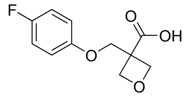 3-[(4-Fluorophenoxy)methyl]-3-oxetanecarboxylic acid AldrichCPR