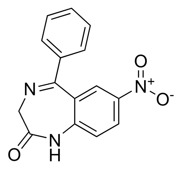 Nitrazepam solution 1.0&#160;mg/mL in acetonitrile, ampule of 1&#160;mL, certified reference material, Cerilliant&#174;