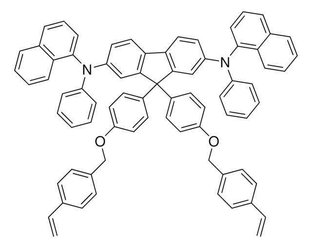 9,9-Bis[4-[(4-ethenylphenyl)methoxy]phenyl]-N2,N7-di-1-naphthalenyl-N2,N7-diphenyl-9H-Fluorene-2,7-diamine &#8805;98% (HPLC)