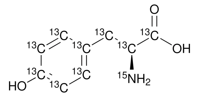 L-Tyrosine-13C9,15N endotoxin tested, 98 atom % 13C, 98 atom % 15N, 98% (CP)