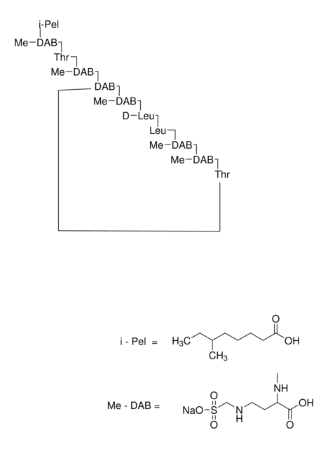 Colistin sodium methanesulfonate from Bacillus colistinus