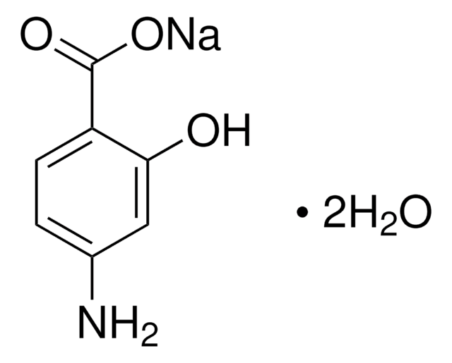 Sodium Aminosalicylate Dihydrate Pharmaceutical Secondary Standard; Certified Reference Material