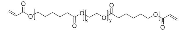 PCL-PEG-PCL diacrylate average Mn (300-3400-300), poly(caprolactone)-b-poly(ethylene glycol)-b-poly(caprolactone) diacrylate