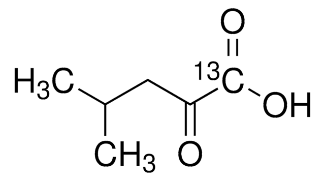 2-Keto-4-methylpentanoic acid-1-13C 99 atom % 13C, 98% (CP)