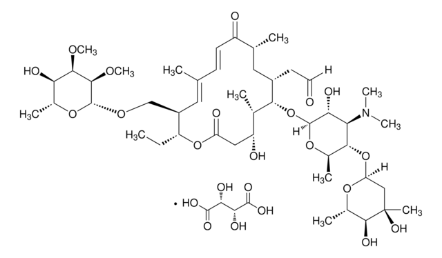 Tylosin tartrate powder, BioReagent, suitable for cell culture