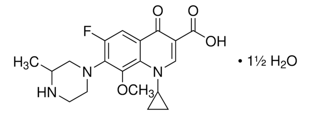 Gatifloxacin sesquihydrate &#8805;98% (HPLC)