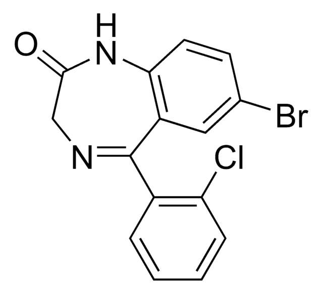 Phenazepam solution 1.0&#160;mg/mL in acetonitrile, ampule of 1&#160;mL, certified reference material, Cerilliant&#174;