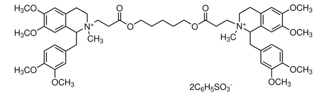 Atracurium besylate Pharmaceutical Secondary Standard; Certified Reference Material