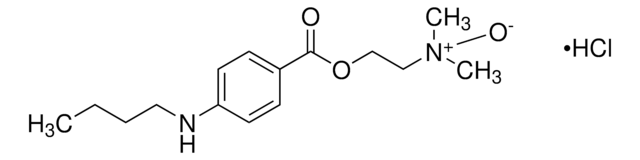 2-[4-(Butylamino)benzoyl]oxy-N,N-dimethylethanamine-N-oxide hydrochloride certified reference material, TraceCERT&#174;, Manufactured by: Sigma-Aldrich Production GmbH, Switzerland