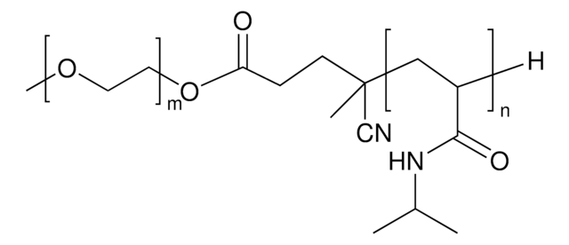 Poly(ethylene glycol)-block-poly(N-isopropylacrylamide) &#945;-methoxy, &#969;-dodecane, PEG Mn 2,000, PNIPAM Mn 24,000, PDI &lt;1.2