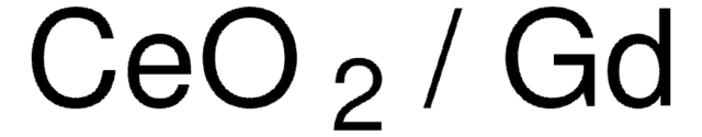 Cerium(IV) oxide-gadolinium doped nanopowder, contains 20&#160;mol % gadolinium as dopant