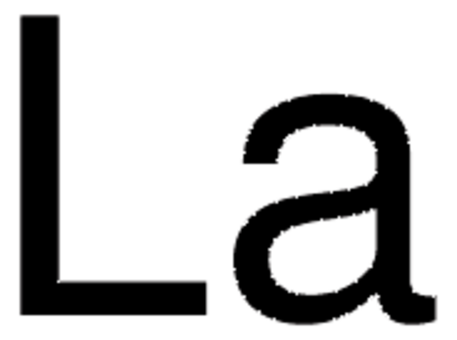 Lanthanum powder, &#8722;40&#160;mesh, under oil, 99.9% trace rare earth metals basis