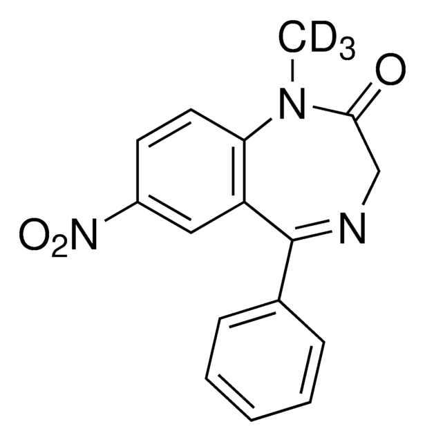 Nimetazepam-D3 solution 100&#160;&#956;g/mL in methanol, certified reference material, ampule of 1&#160;mL, Cerilliant&#174;