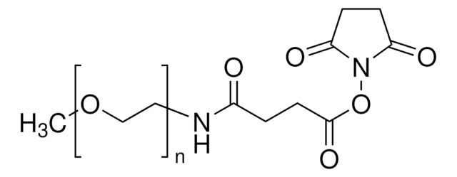 O-[(N-Succinimidyl)succinyl-aminoethyl]-O&#8242;-methylpolyethylene glycol average Mn 750