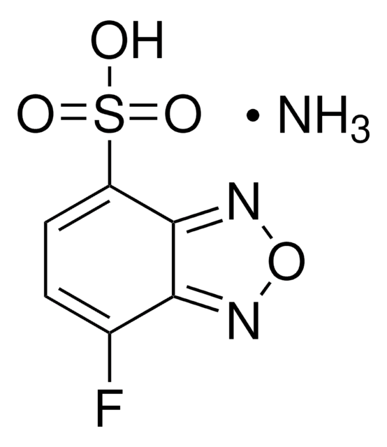 7-フルオロベンゾフラザン-4-スルホン酸 アンモニウム塩 for HPLC derivatization, LiChropur&#8482;, &#8805;98.5% (HPLC)