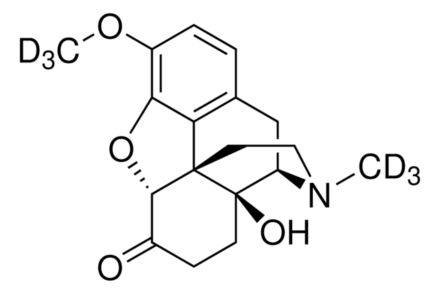 Oxycodone-D6 solution 100&#160;&#956;g/mL in methanol, ampule of 1&#160;mL, certified reference material, Cerilliant&#174;