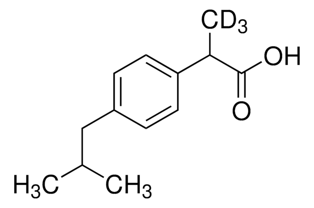 Ibuprofen-D3 solution 100&#160;&#956;g/mL in methanol, certified reference material, ampule of 1&#160;mL, Cerilliant&#174;