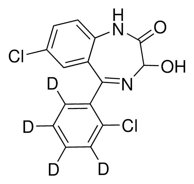 Lorazepam-d4 solution 1.0&#160;mg/mL in acetonitrile, ampule of 1&#160;mL, certified reference material, Cerilliant&#174;