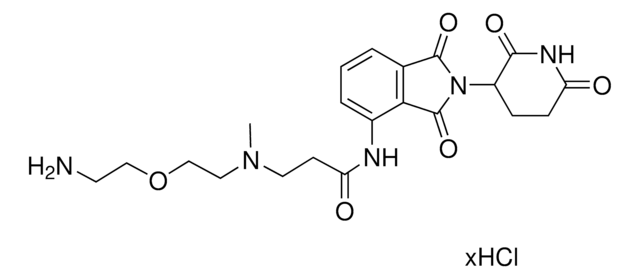 Pomalidomide-methylamino-PEG1-NH2 hydrochloride