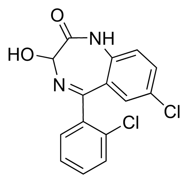 Lorazepam solution 1.0&#160;mg/mL in acetonitrile, ampule of 1&#160;mL, certified reference material, Cerilliant&#174;