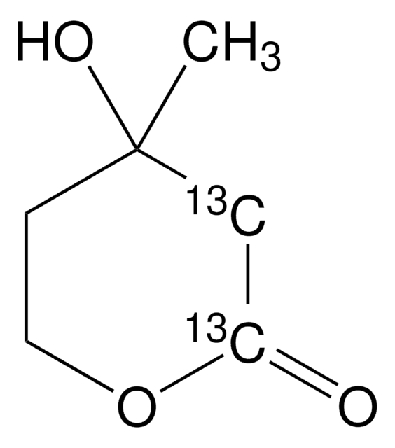 Mevalonolactone-1,2-13C2 99 atom % 13C, 98% (CP)