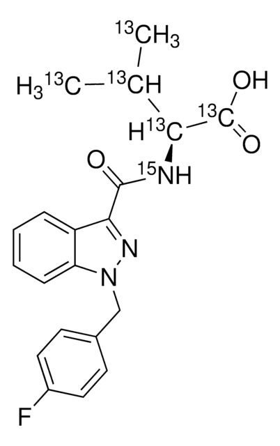 AB-FUBINACA metabolite 3-13C5,15N solution 100&#160;&#956;g/mL in acetonitrile, certified reference material, ampule of 1&#160;mL, Cerilliant&#174;