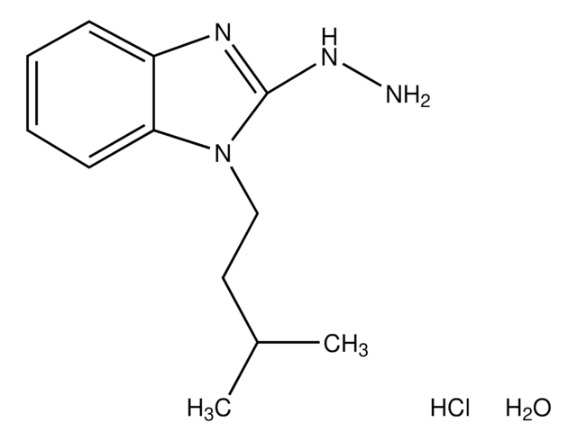 2-Hydrazino-1-(3-methylbutyl)-1H-benzimidazole hydrochloride hydrate AldrichCPR