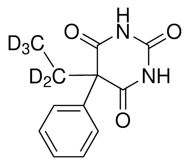 Phenobarbital-D5 (side chain) solution (deuterium label on side chain), 100&#160;&#956;g/mL in methanol, ampule of 1&#160;mL, certified reference material, Cerilliant&#174;