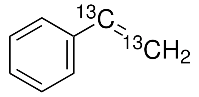 Styrene-&#945;, &#946;-13C2 &#8805;99 atom % 13C, &#8805;98% (CP), contains 4-t-butylcatechol as stabilizer