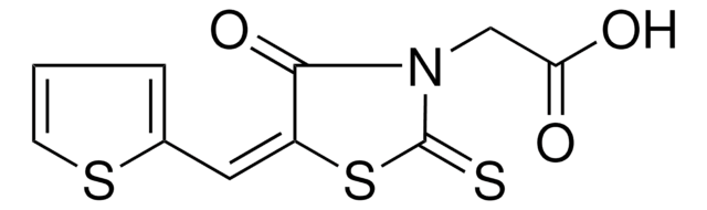 (4-OXO-5-(2-THIENYLMETHYLENE)-2-THIOXO-1,3-THIAZOLIDIN-3-YL)ACETIC ACID AldrichCPR