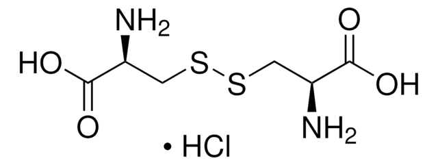 L-Cystine hydrochloride solution 10&#160;mM amino acid in 0.1 M HCl, analytical standard